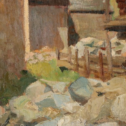 Dipinto di Domenico De Bernardi,Scorcio di paese,Domenico De Bernardi,Domenico De Bernardi,Domenico De Bernardi,Domenico De Bernardi,Domenico De Bernardi,Domenico De Bernardi,Domenico De Bernardi,Domenico De Bernardi