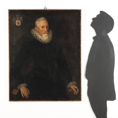 Dipinto Ritratto di Nobiluomo,Ritratto di nobiluomo.