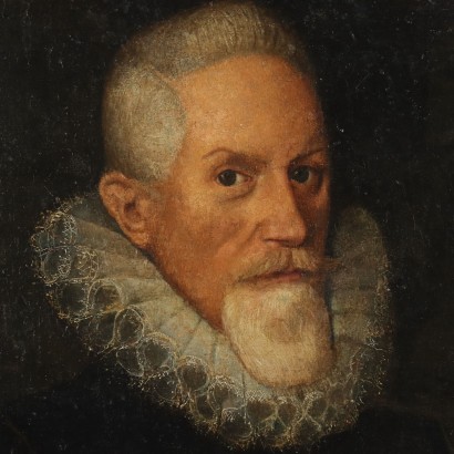 Dipinto Ritratto di Nobiluomo,Ritratto di nobiluomo.
