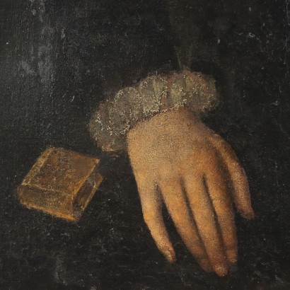 Dipinto Ritratto di Nobiluomo,Ritratto di nobiluomo.