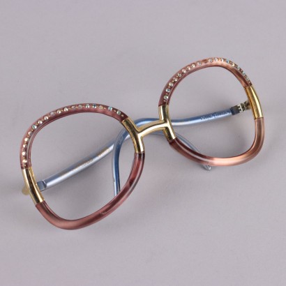 Ted Lapidus Occhiali Vintage con Brillan