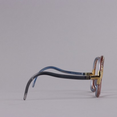 Ted Lapidus Occhiali Vintage con Brillan