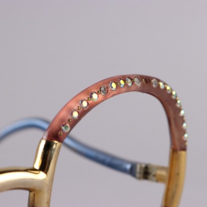 Ted Lapidus Occhiali Vintage con Brillan