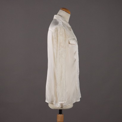 Camicia Vintage in Seta e Pizzo