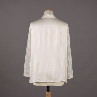 Camicia Vintage in Seta e Pizzo