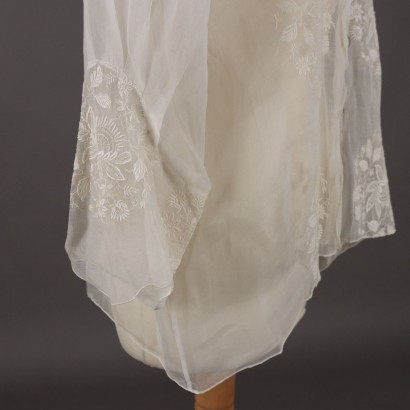 Camicia Vintage in Organza Bianca