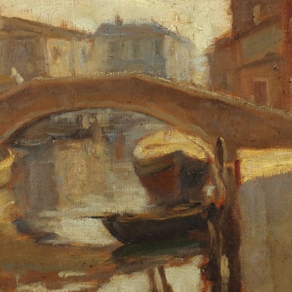 Gemälde von Emil Lindenfeld, Boote auf dem Kanal, Emil Lindenfeld, Emil Lindenfeld, Emil Lindenfeld, Emil Lindenfeld, Emil Lindenfeld