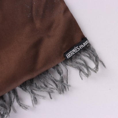 Hermes Sciarpa Lana e Seta Vintage