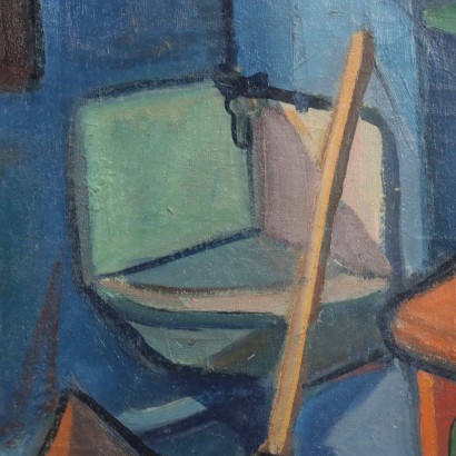 Dipinto di Alvaro Monnini,Interno con stufa,Alvaro Monnini,Alvaro Monnini,Alvaro Monnini,Alvaro Monnini,Alvaro Monnini,Alvaro Monnini