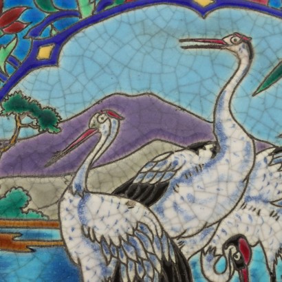 Alzata in Ceramica Smaltata Émaux d