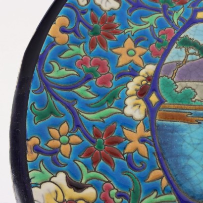 Alzata in Ceramica Smaltata Émaux d