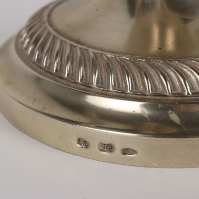 Coppia di Candelabri in Argento Pampalon