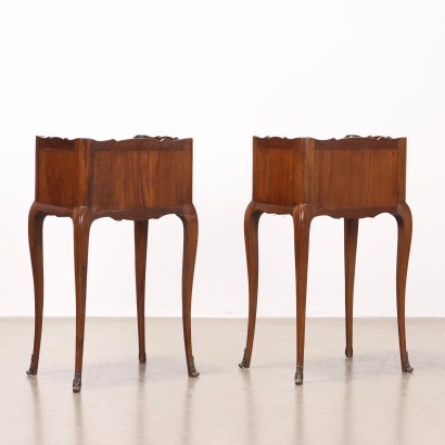 Set of 2 Nightstands, Pair of Mid-20th Century French Nightstands, Pair of Mid-20th Century French Nightstands