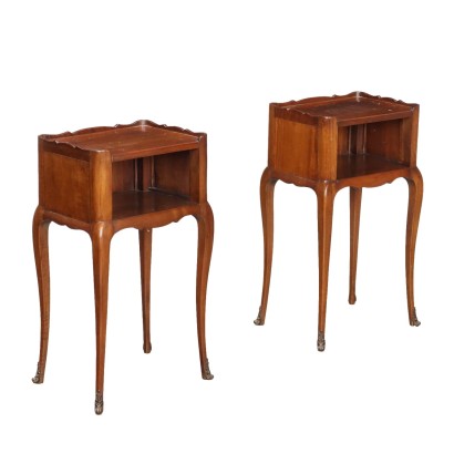 Set of 2 Nightstands, Pair of Mid-20th Century French Nightstands, Pair of Mid-20th Century French Nightstands