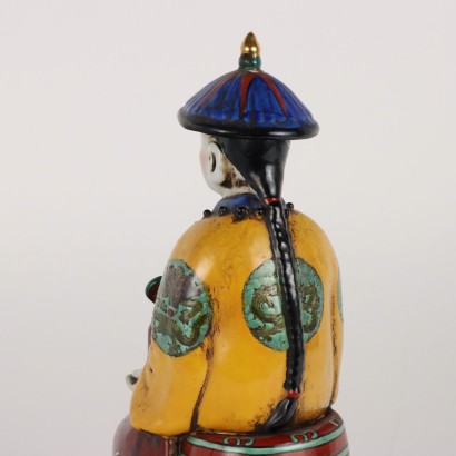 Imperatori Cinesi Gruppo di Tre Statuine