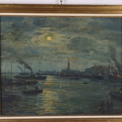 Berto Ferrari (1887-1965),Dipinto di Berto Ferrari (1887-1965)