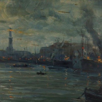Berto Ferrari (1887-1965),Dipinto di Berto Ferrari (1887-1965)