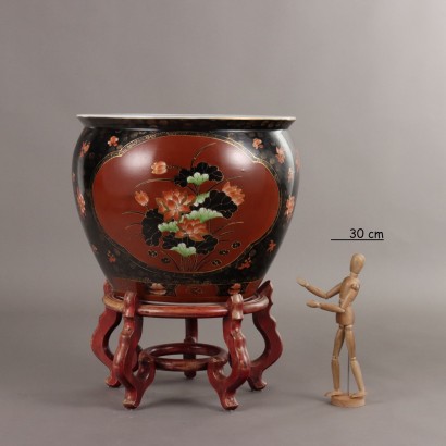 Porcelain Cachepot with Stand in%2,Porcelain Cachepot with Stand in%2,Porcelain Cachepot with Stand in%2