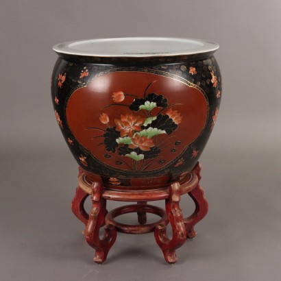 Porcelain Cachepot with Stand in%2,Porcelain Cachepot with Stand in%2,Porcelain Cachepot with Stand in%2