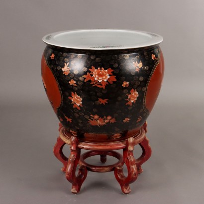 Porcelain Cachepot with Stand in%2,Porcelain Cachepot with Stand in%2,Porcelain Cachepot with Stand in%2