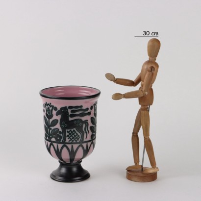 Ascolane Majolica Vase