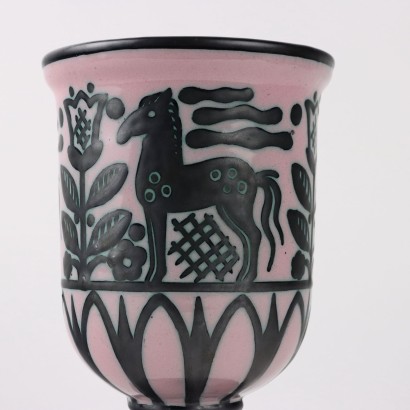 Ascolane Majolica Vase