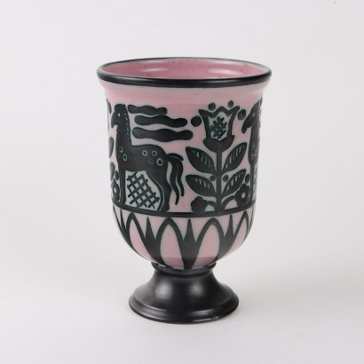 Ascolane Majolica Vase