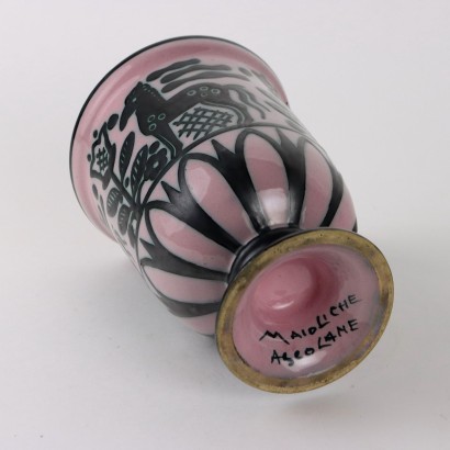 Ascolane Majolica Vase