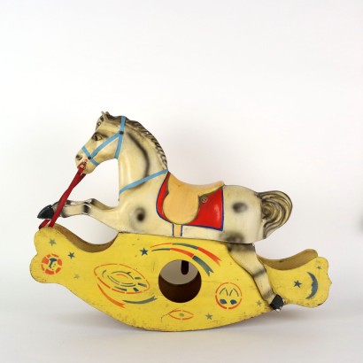 Cavallino a Dondolo in Legno