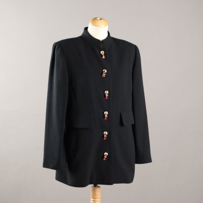 Giacca Vintage con Bottoni  in Metallo
