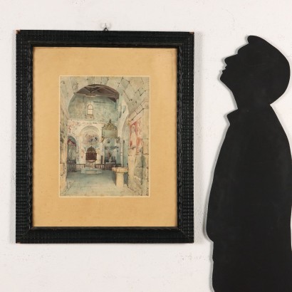 Gemälde von Luigi Bisi, Das antike Baptisterium von Gravedona, Luigi Bisi, Luigi Bisi, Luigi Bisi, Luigi Bisi, Luigi Bisi, Luigi Bisi, Luigi Bisi, Luigi Bisi