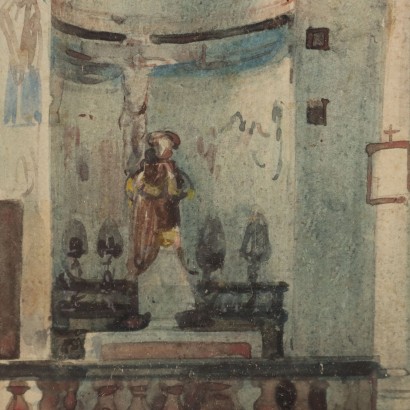 Gemälde von Luigi Bisi, Das antike Baptisterium von Gravedona, Luigi Bisi, Luigi Bisi, Luigi Bisi, Luigi Bisi, Luigi Bisi, Luigi Bisi, Luigi Bisi, Luigi Bisi