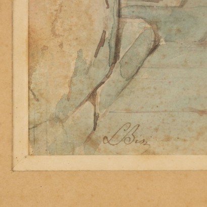 Gemälde von Luigi Bisi, Das antike Baptisterium von Gravedona, Luigi Bisi, Luigi Bisi, Luigi Bisi, Luigi Bisi, Luigi Bisi, Luigi Bisi, Luigi Bisi, Luigi Bisi