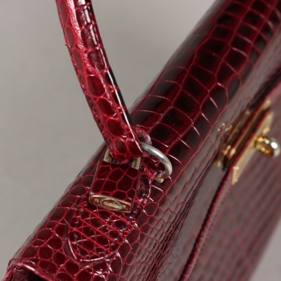 Pirovano Vintage Bag Coconut Bordeaux