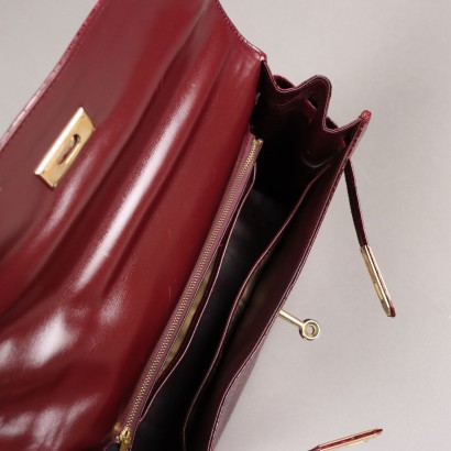 Pirovano Vintage Bag Coconut Bordeaux