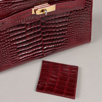 Pirovano Vintage Bag Coconut Bordeaux