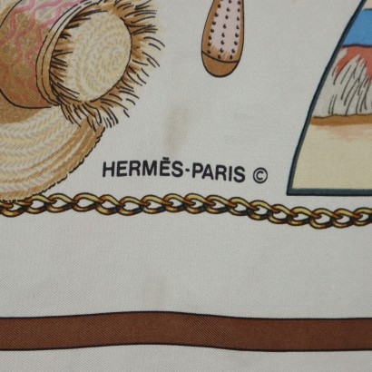 Hermes Foulard Vintage Chasses Exotiques