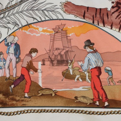 Hermes Foulard Vintage Chasses Exotiques
