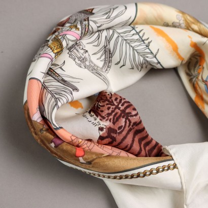 Hermes Foulard Vintage Chasses Exotiques