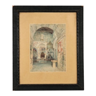 Gemälde von Luigi Bisi, Das antike Baptisterium von Gravedona, Luigi Bisi, Luigi Bisi, Luigi Bisi, Luigi Bisi, Luigi Bisi, Luigi Bisi, Luigi Bisi, Luigi Bisi