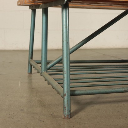 60's Gym Locker Room Bench