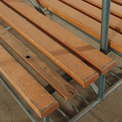60's Gym Locker Room Bench