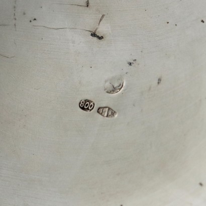 A.Cesa Alessandria Silberne Teekanne