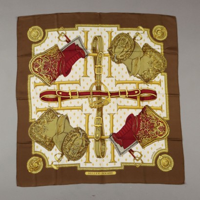 Hermes Scarf Vintage Selles a Housse