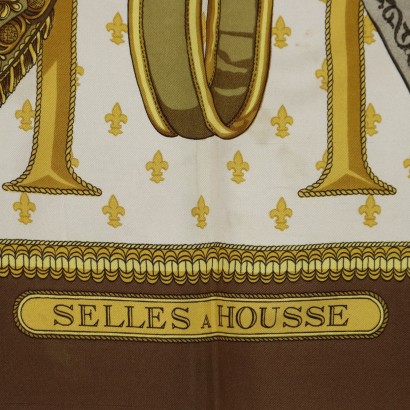 Hermes Vintage Scarf LE Debuche,Hermes Vintage Scarf Selles a Housse