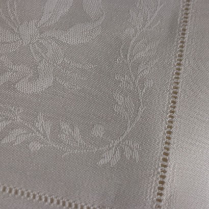 Flanders Tablecloth with 12 Napkins, Linen