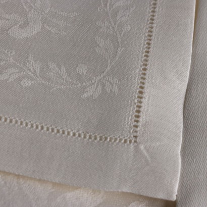 Flanders Tablecloth with 12 Napkins, Linen