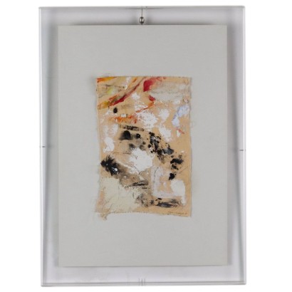 Contemporary Painting M. Arlati Mixed Technique Composition 2004