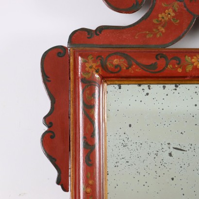 Pair of lacquered mirrors