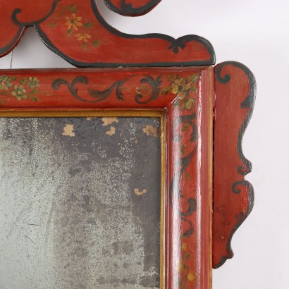 Pair of lacquered mirrors